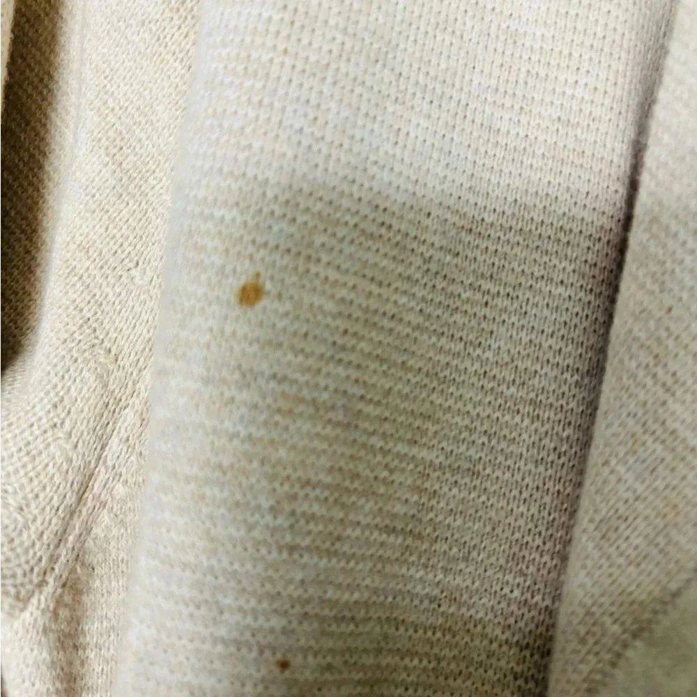 JCrew XS tan open front cardigan